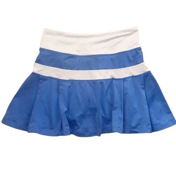 NIKE Pleated Knit Skirt "Lake Blue" Size XS - Picture 3 of 3